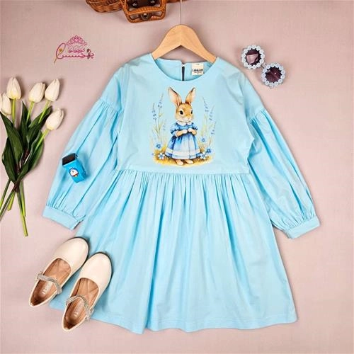 پیراهن کتان خرگوشی