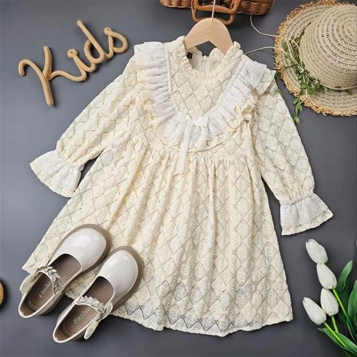 پیراهن تمام گیپیوری صدف