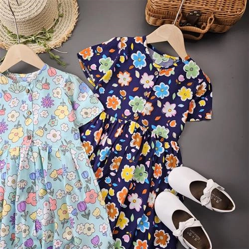 پیراهن نخی عروسکی