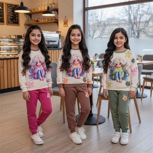 بلوز شوار دختر رنگی فول نگین