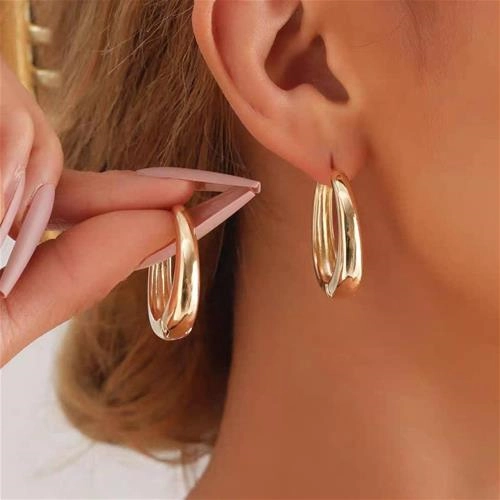 گوشواره بیضی مینیمال