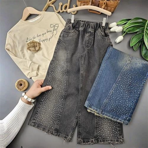 شلوار شافل هلالی فول نگین