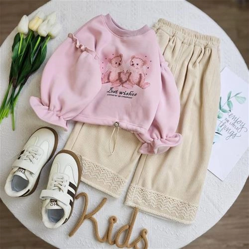 بلوز شلوار لاینر دار خرسی