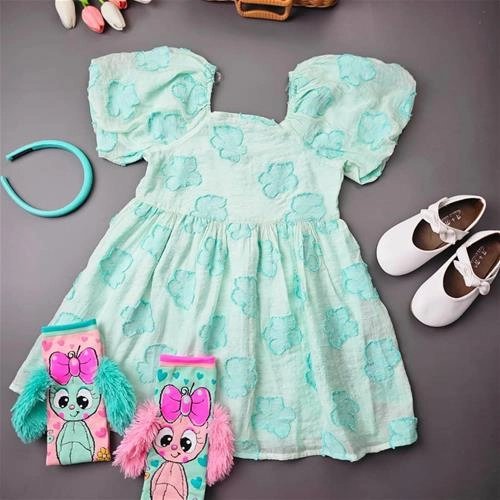 پیراهن آستین پفی شکوفه نکست