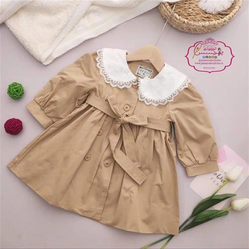 بارونی اورکت کتان آسمان