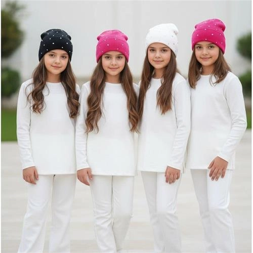 کلاه و رینگ تریکویی فول نگین