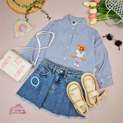 دامن جین پلیسه پریمارک