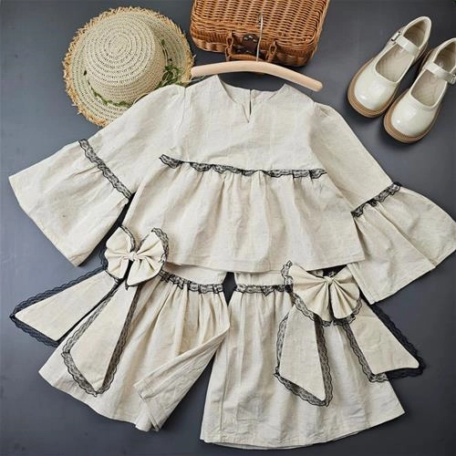 بلوز شلوار لینن کلوش