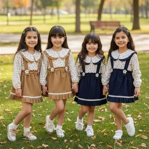 شومیز دامن پیش بندی