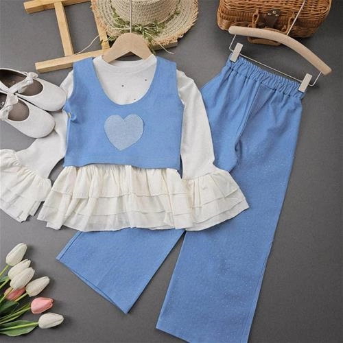 سه تکه فول نگین جین