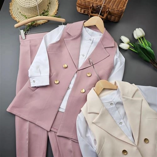 سه تکه تونیک و شلوار و بلوز