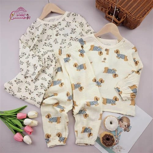 بلوز شلوار راحتی موسلین