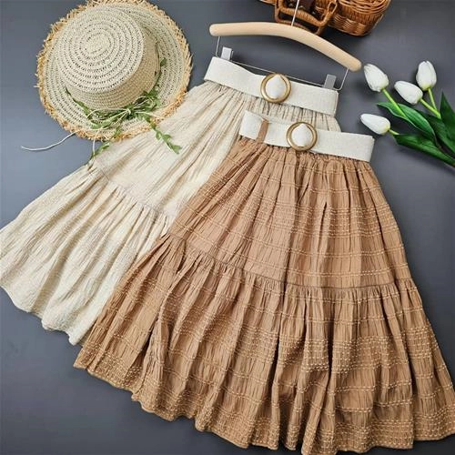 دامن کوک دوزی دوطبقه