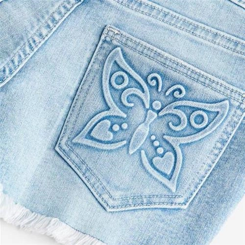 شورت جین پروانه