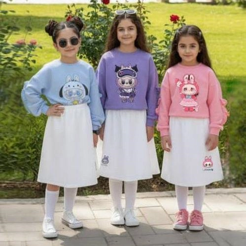 بلوز دامن چیندار لبوبو