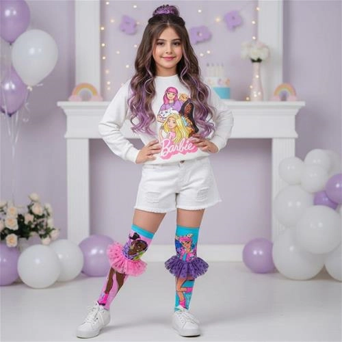 شلوارک کتان سفید زاپدار