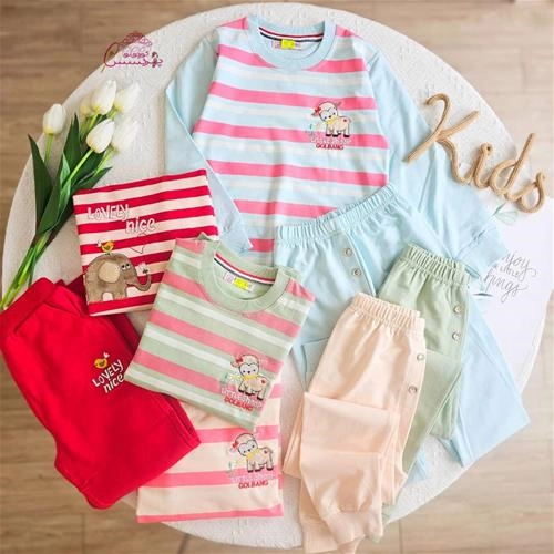 بلوز شلوار راه راه ببعی فیل