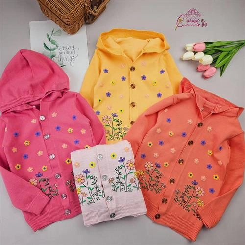 سویشرت بافت گلها