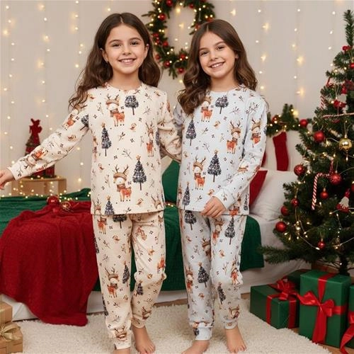 بلوز شلوار راحتی کریسمسی