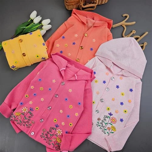 سویشرت بافت گل و مروارید