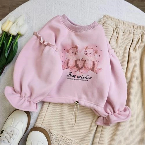 بلوز شلوار لاینر دار خرسی