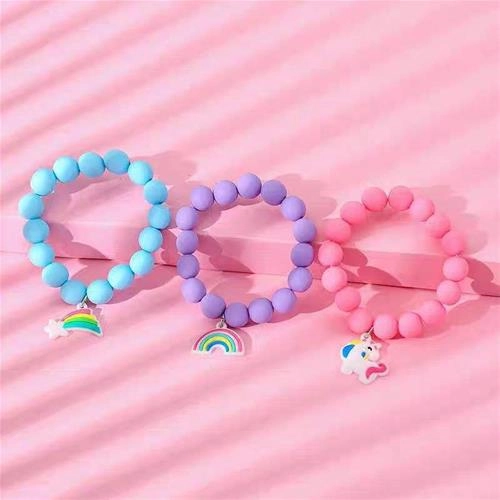 دستبند مهره ای آویزدار