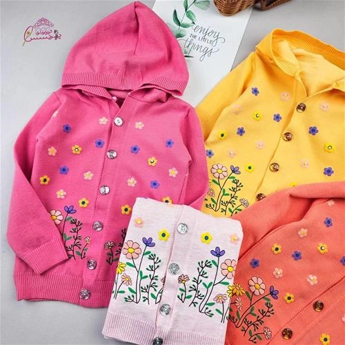 سویشرت بافت گلها