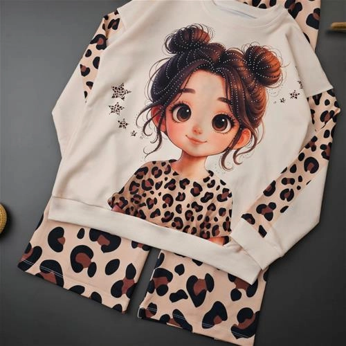 بلوز شلوار بگ پلنگی