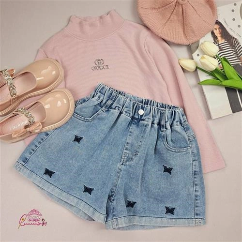 شلوارک جین پروانه